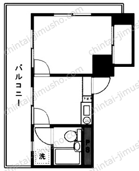 斉藤ビル4階の間取図
