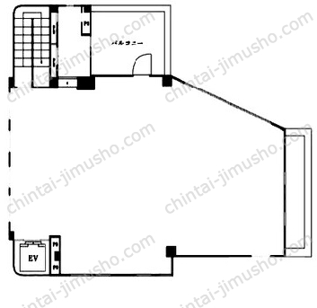 石井ビル4階の間取図