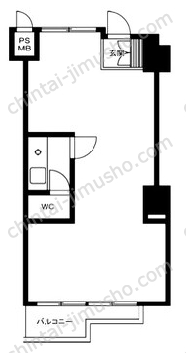 朝日九段マンションの間取図