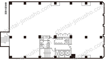 大船センタープレイス4階の間取図