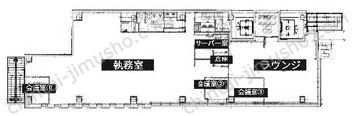 Takebashi7／BuD squarre Takebashi（バドスクエア竹橋）8階の間取図