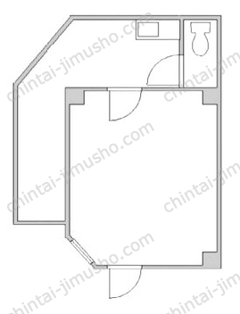 ラスターハウス1階の間取図