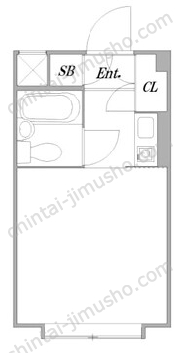 シャルム初台3階の間取図