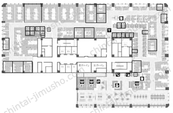 岸本ビルヂング／ビジネスエアポート丸の内の間取図