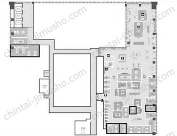 東京ポートシティ竹芝オフィスタワー/ビジネスエアポート竹芝8Fの間取図