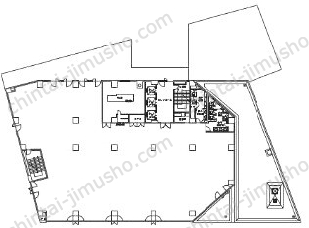 オーク高輪ビル3階の間取図