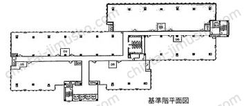 田町きよたビル6階の間取図