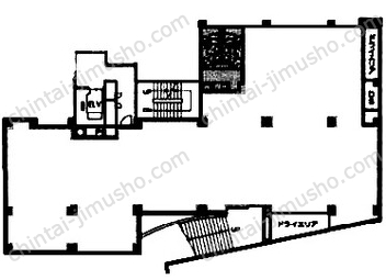 H&M南青山EAST棟B1Fの間取図