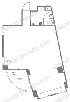 梅舟ビル2階の間取図