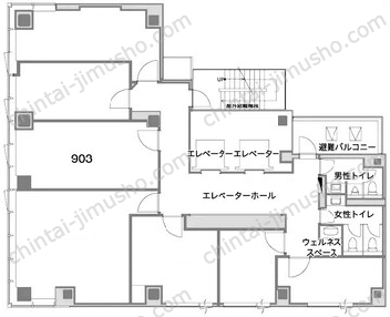 H1O芝公園の間取図