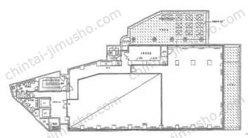 ジブラルタ生命原宿ビル5階の間取図