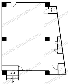 近藤ビル1階の間取図
