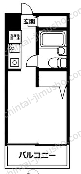 EIGHT BLDG．－KoyasuⅠ－5階の間取図