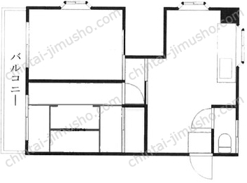 エヴィデンスKS2階の間取図