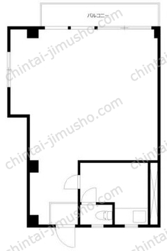 原宿グリーンハイツ4Fの間取図