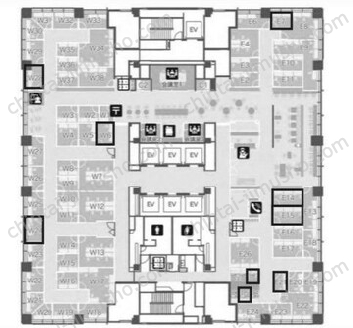 太陽生命品川ビル／ビジネスエアポート品川28Fの間取図