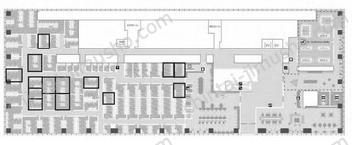 横濱ゲートタワー／ビジネスエアポート横浜3階の間取図