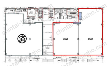 ディール武蔵小杉1階の間取図