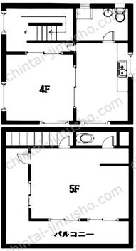 ル・グラシエルBLDG.84一括の間取図