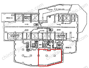 京阪世田谷ビルB2階の間取図