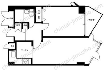 池袋シティハイツの間取図