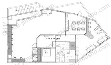 フラットフォービル5階の間取図