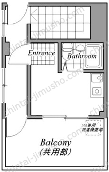 ノア上野5階の間取図