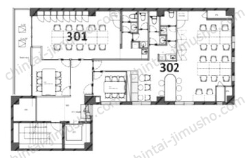 SOLIX SHIBUYA3Fの間取図