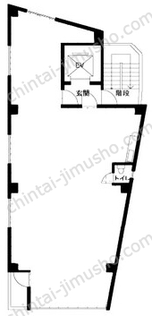 ForYou三田ビル2階の間取図