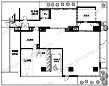 プレリースカイレジデンス1Fの間取図