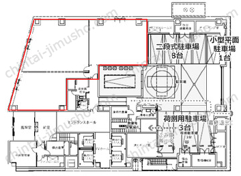 日本橋本町M-SQUARE1Fの間取図