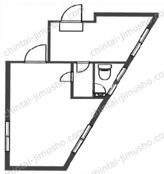 スノーヴァビル1階の間取図