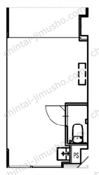 CABO Uehara3階の間取図