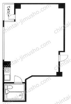アークシティ池袋8階の間取図