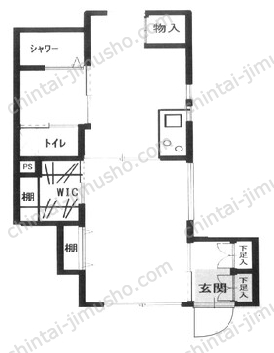 Ｋコート南小岩1階の間取図