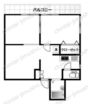 パラスト西五反田3階の間取図