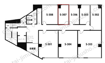 天翔大塚駅前ビル／天翔オフィス大塚3Fの間取図