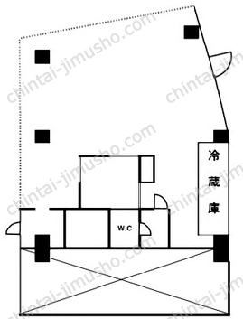 金子ビル1Fの間取図