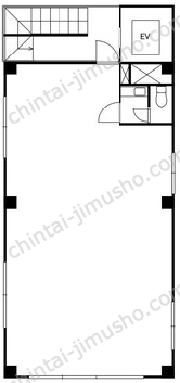 さかえビル4階の間取図