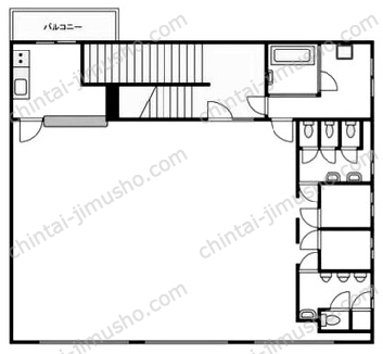 馬場ビル2Fの間取図