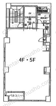 銀座小寺ビル一括貸の間取図