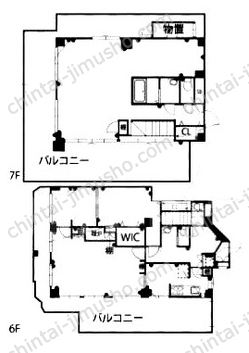 マンションセントポール6階の間取図