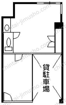 エスエスビル1Fの間取図