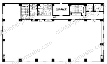 京橋YSビル8Fの間取図