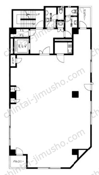 銀座エイワビル3Fの間取図