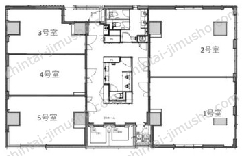 東京中央ビル5Fの間取図