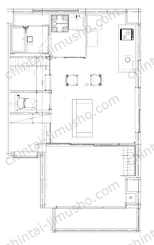 PARKSIDE MABUCHI2階の間取図