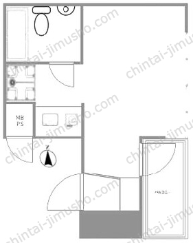 ライオンズマンション渋谷2Fの間取図
