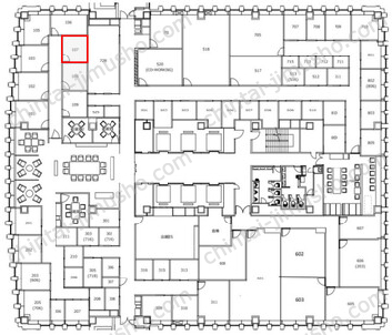 幸ビルディング/エキスパートオフィス新橋9Fの間取図