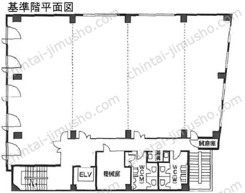 府中第一生命ビル3Fの間取図